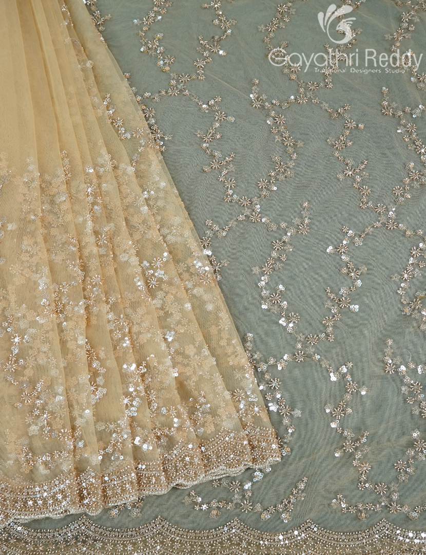 NETTED FANCY SAREE-NF40