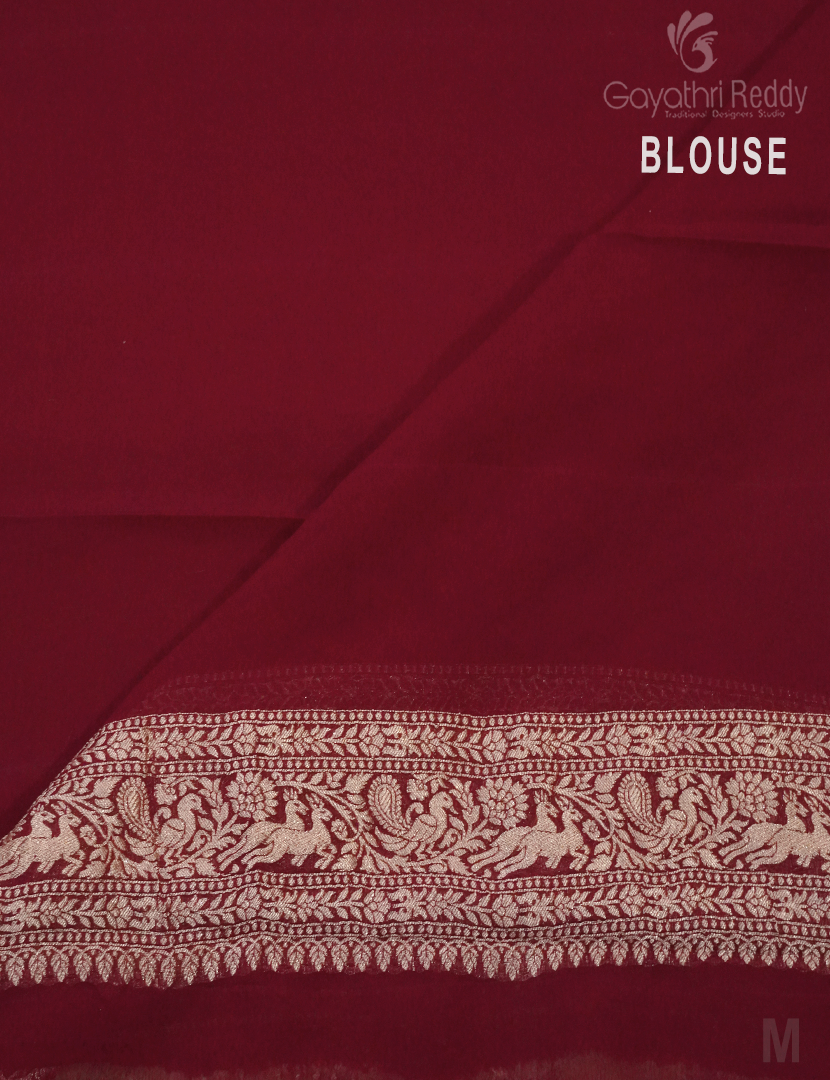 PURE BANARAS GEORGETTE KADDI-BG633