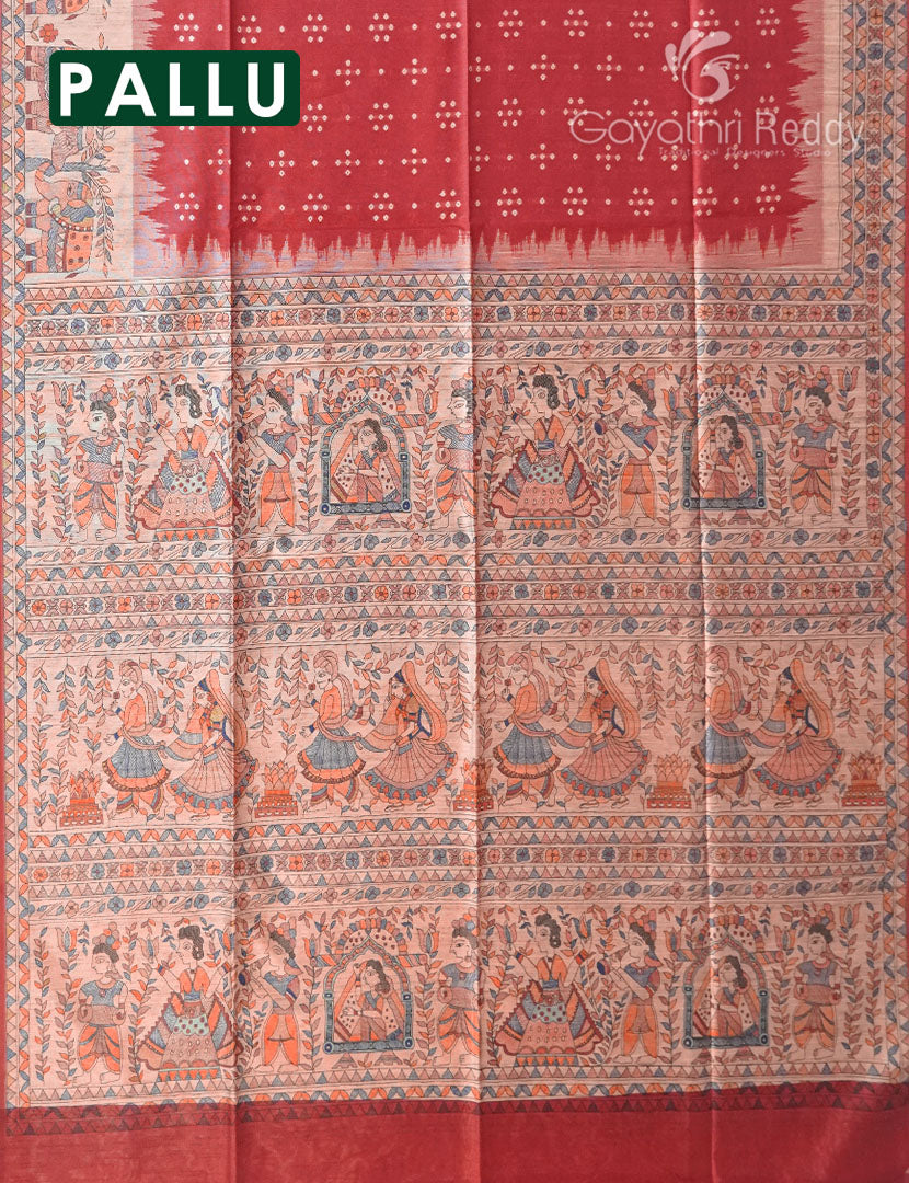 SEMI TUSSAR SAREE-ST1075