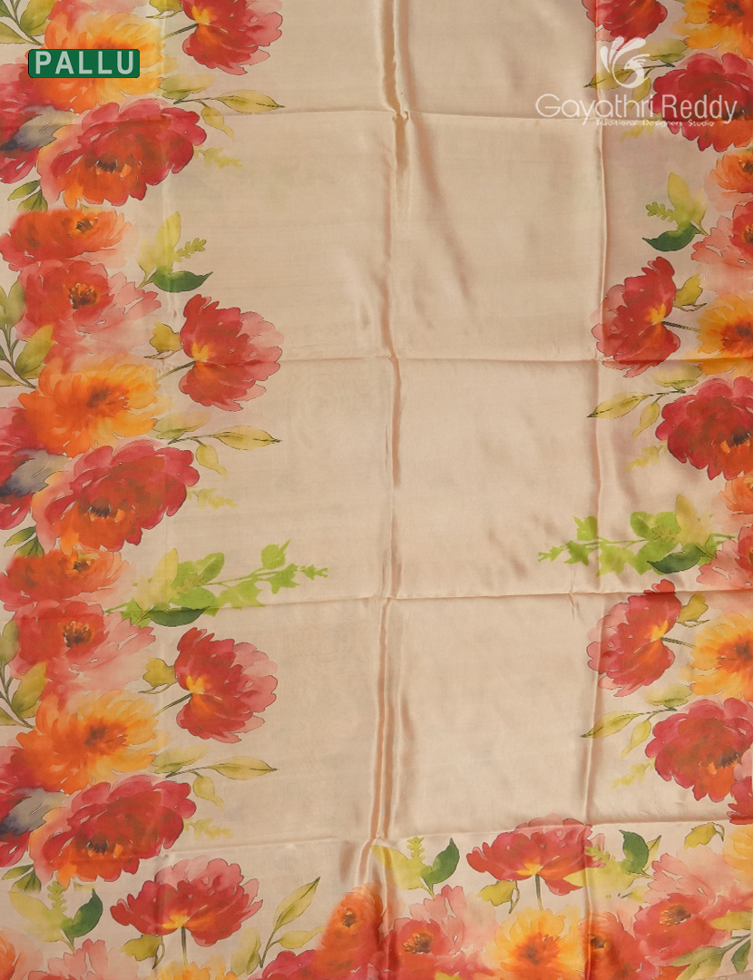 Pure Dupion Digital Print Saree-DS305