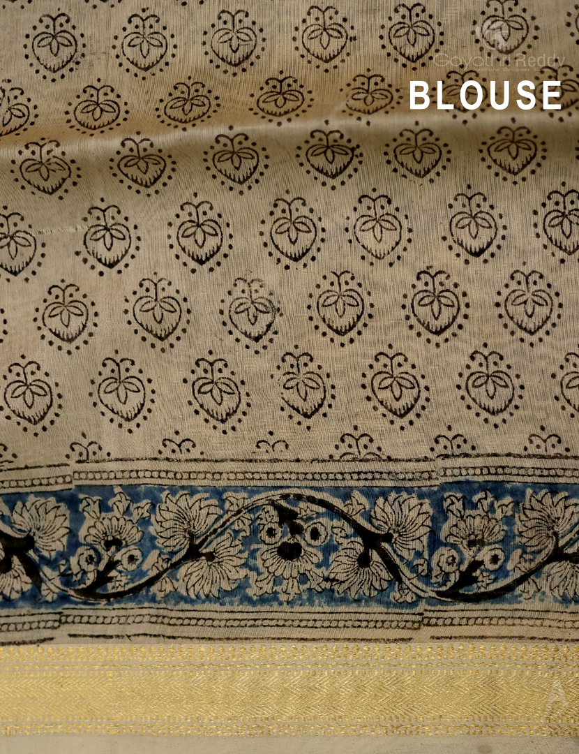 PURE KALAMKARI CHANDERI-KCS40