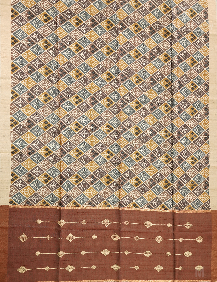 PURE DESI TUSSAR SILK-TS1356