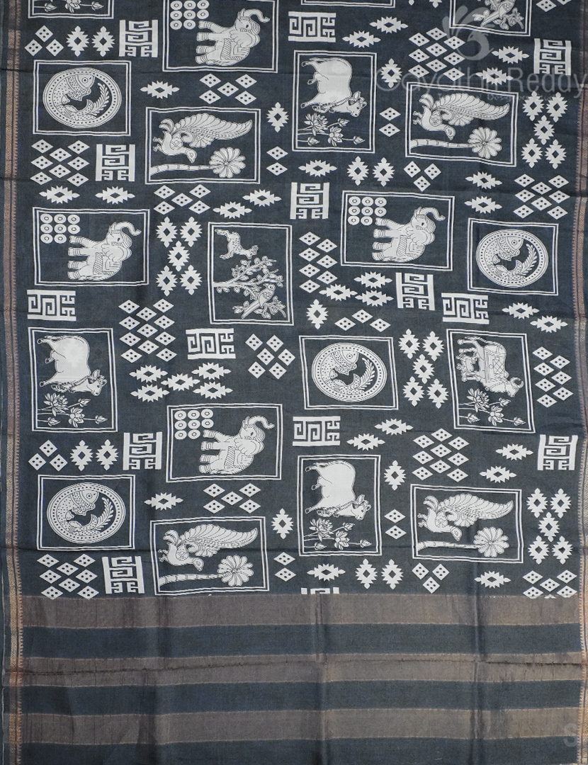 PURE DESI TUSSAR SILK-TS1391