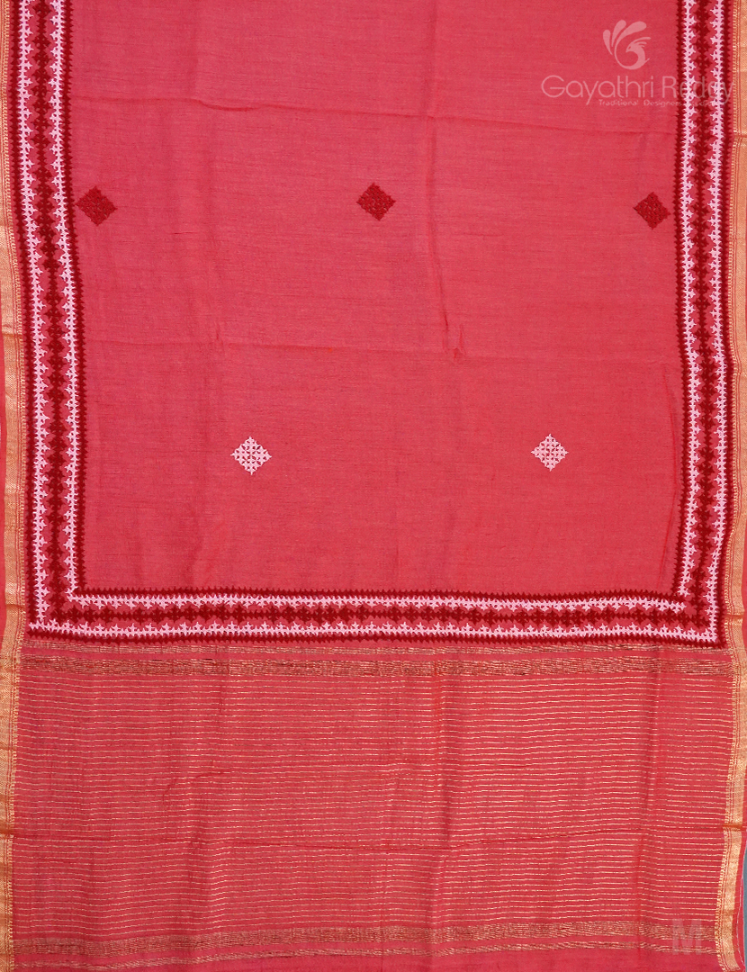 PURE DESI TUSSAR HANDWORK-TS1416