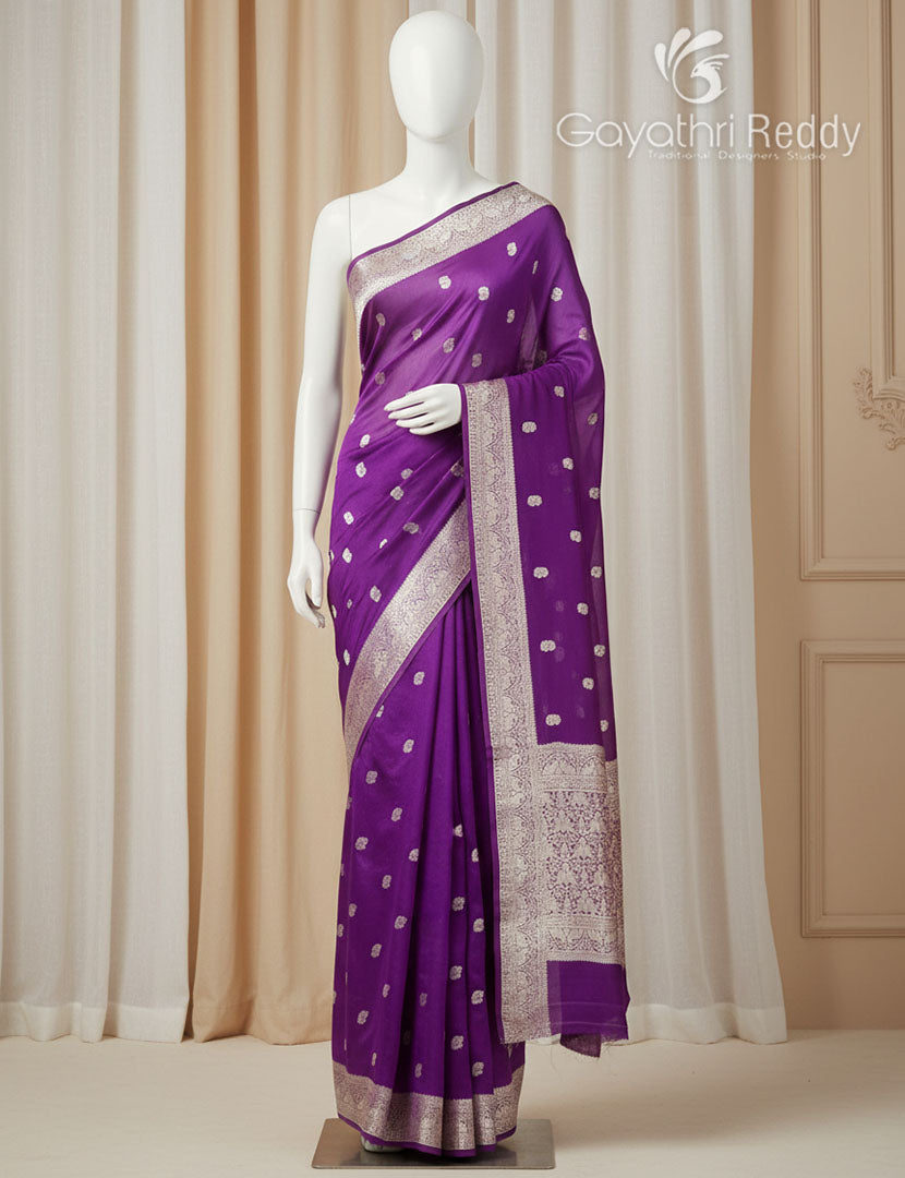 BANARAS CHIFFON SAREE-BCH7