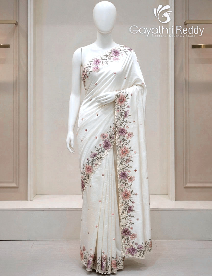 SEMI DUPION SILK SAREE-SDS102