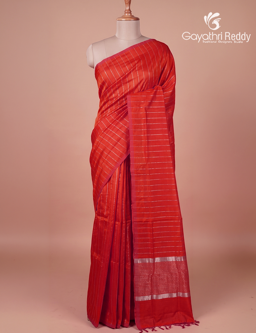 Pure Arani Sico Saree in Red
