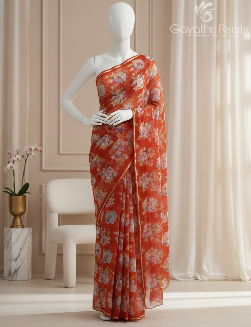CHIFFON SAREE-SH674