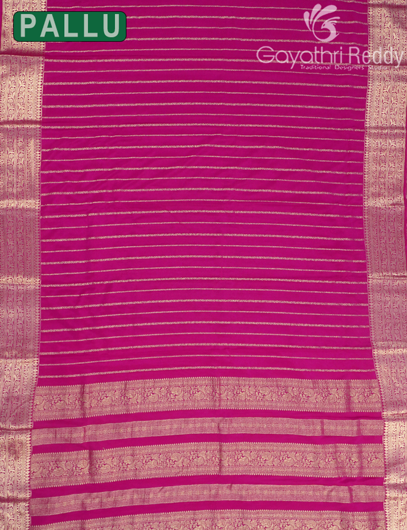 SEMI MYSORE CRAPE SAREE-SMC359