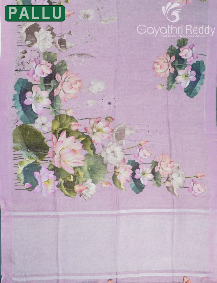 PURE LINEN SAREE-L1438