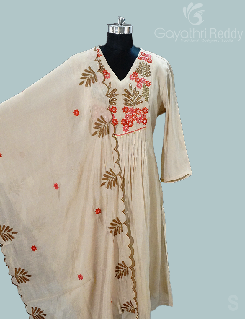 READYMADE DRESS SET(3PC)-KDS1143