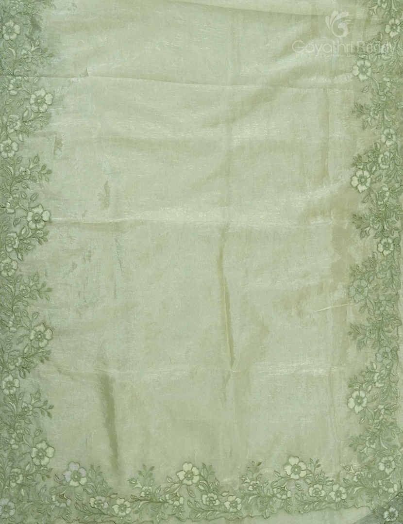 GLASS ORGANZA HAND WORK SAREE-FO702