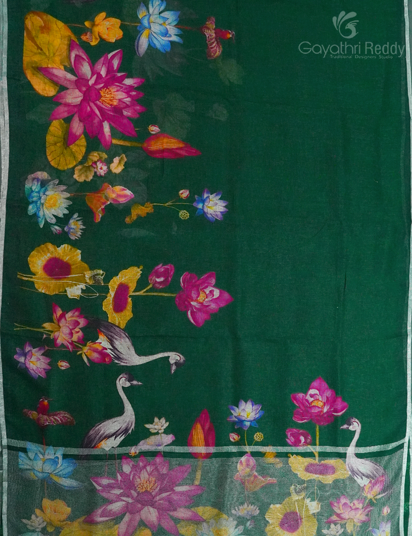 PURE LINEN COTTON SAREE-L1336