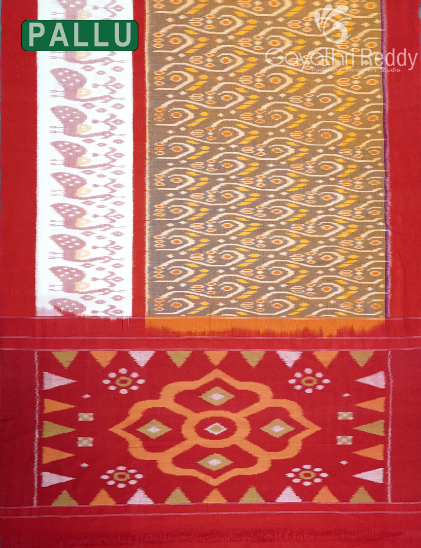 PURE IKKAT COTTON (H.L) SAREE-IKC1045