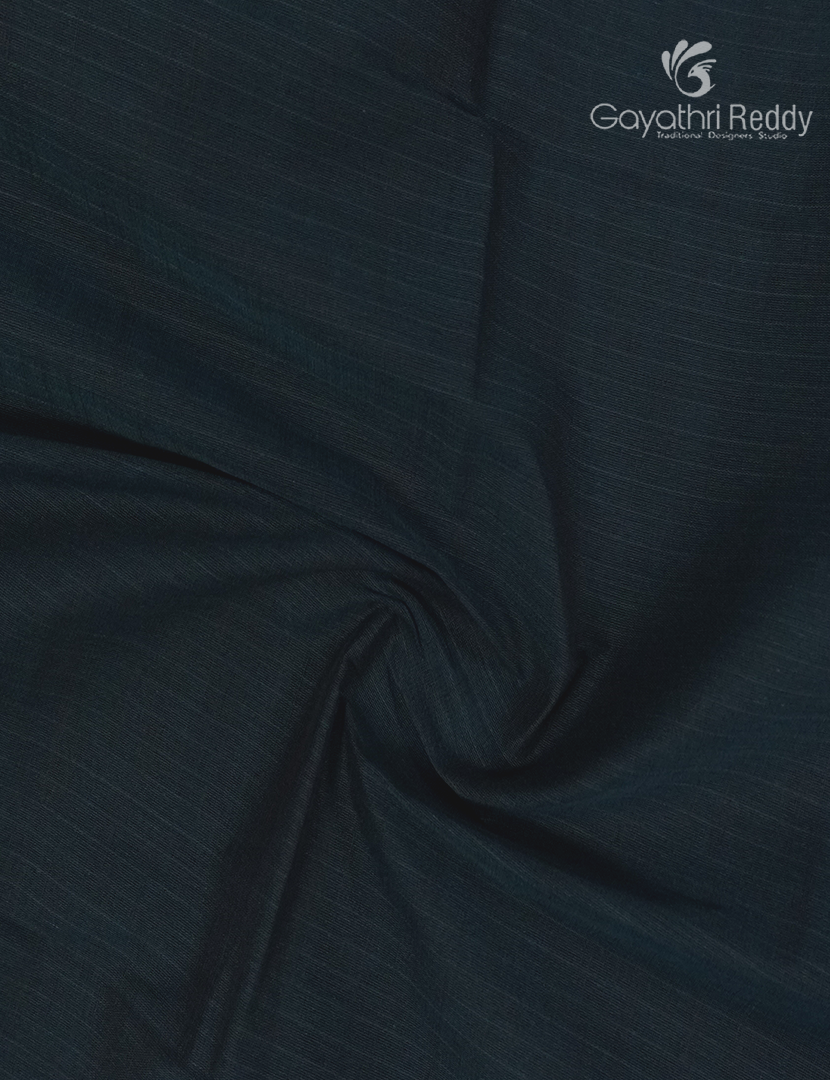 Pure Handloom Cotton Saree in Black
