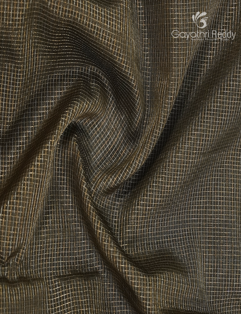 Pure Kanchipuram Sico Saree in Deep Olive Brown