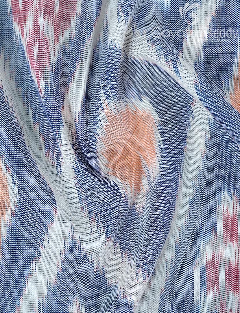 PURE IKKAT COTTON (H.L) SAREE-IKC1059