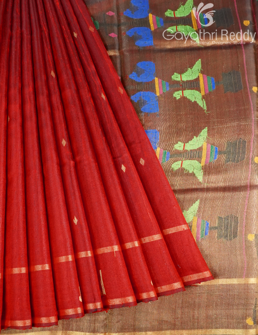 PURE KHADI PATTU SAREE-KHP1342