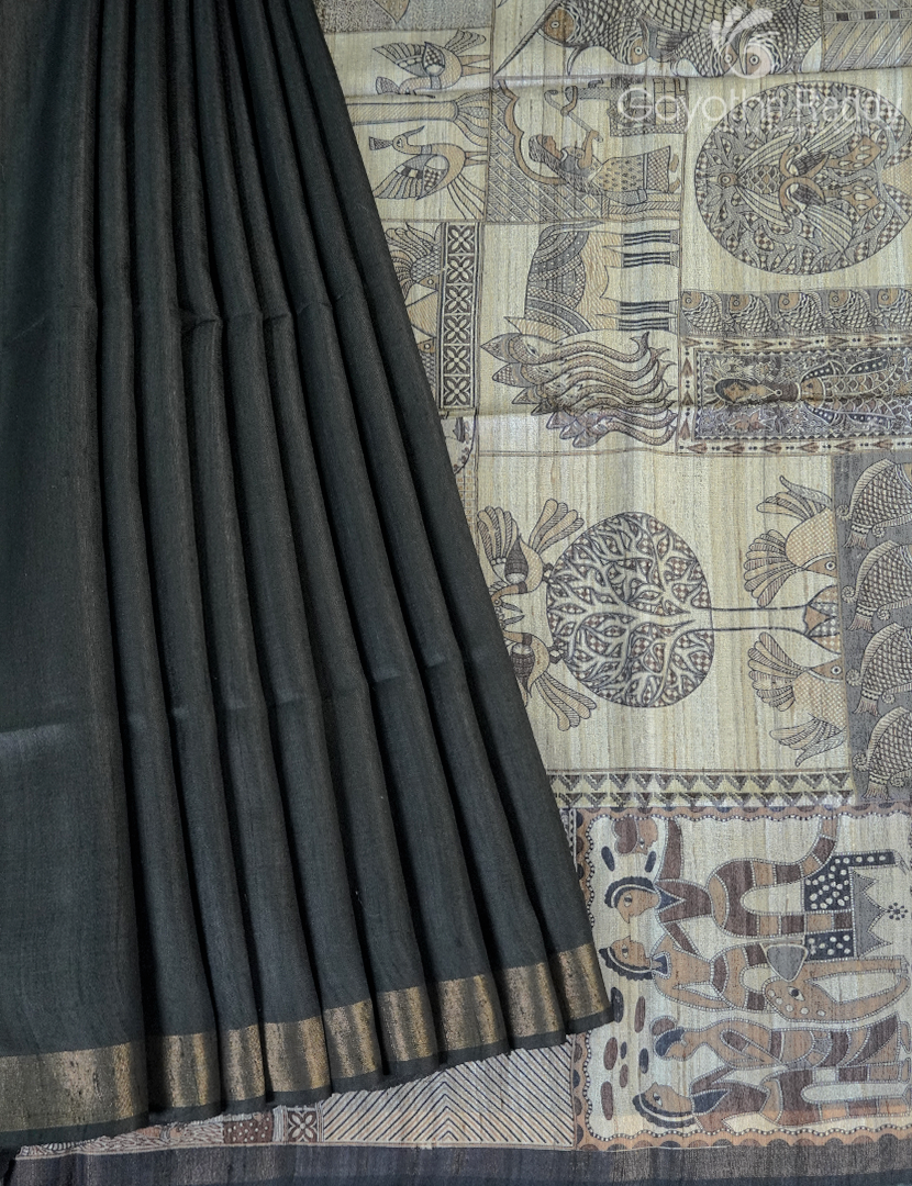 PURE DESI TUSSAR SILK-TS1541