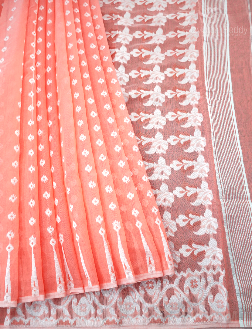 JAMDANI COTTON(WITHOUT BLOUSE)-JMC476