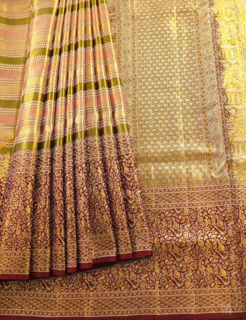 PURE KANCHI PATTU (4.G) BRIDAL SAREE-BKP1890