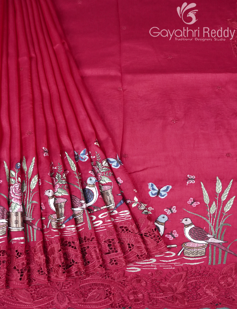 SEMI DUPION SILK SAREE-SDS121
