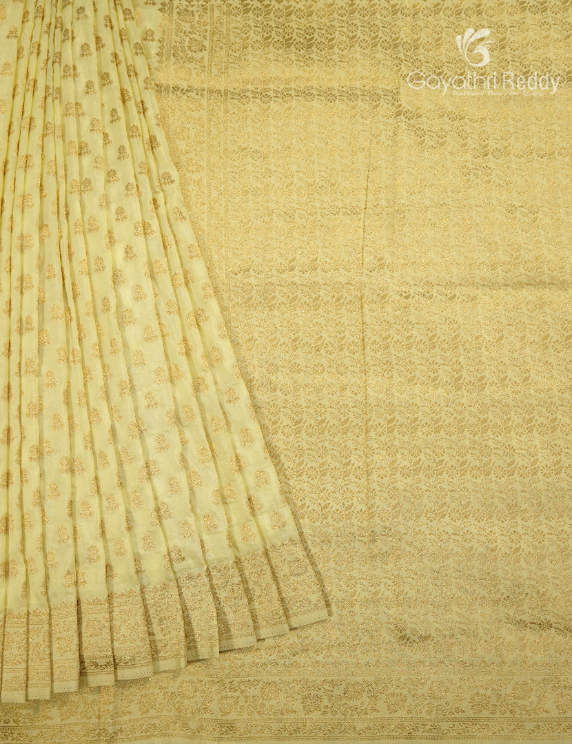 Banaras Georgette Saree in Cream