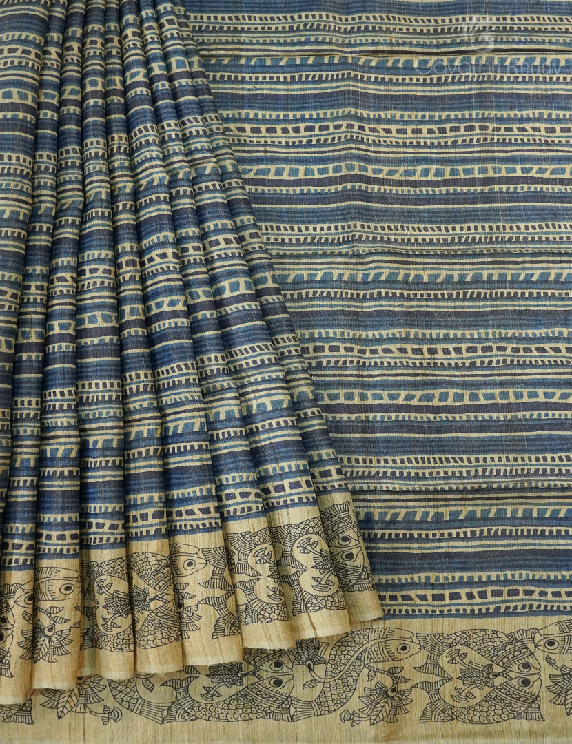 PURE DESI TUSSAR SILK-TS1333