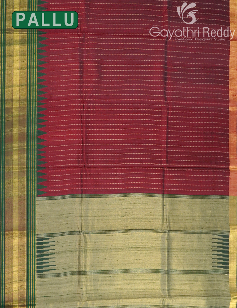 PURE KHADI PATTU SAREE-KHP1369