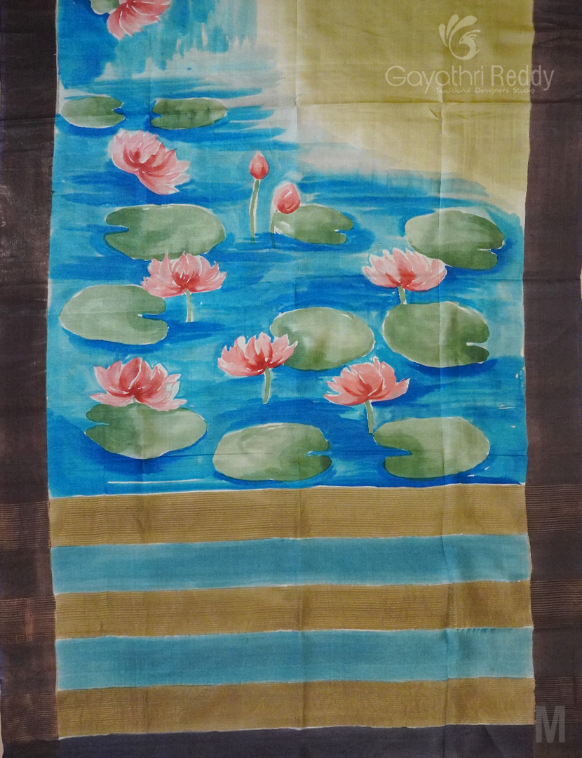 PURE DESI TUSSAR SILK-TS1117