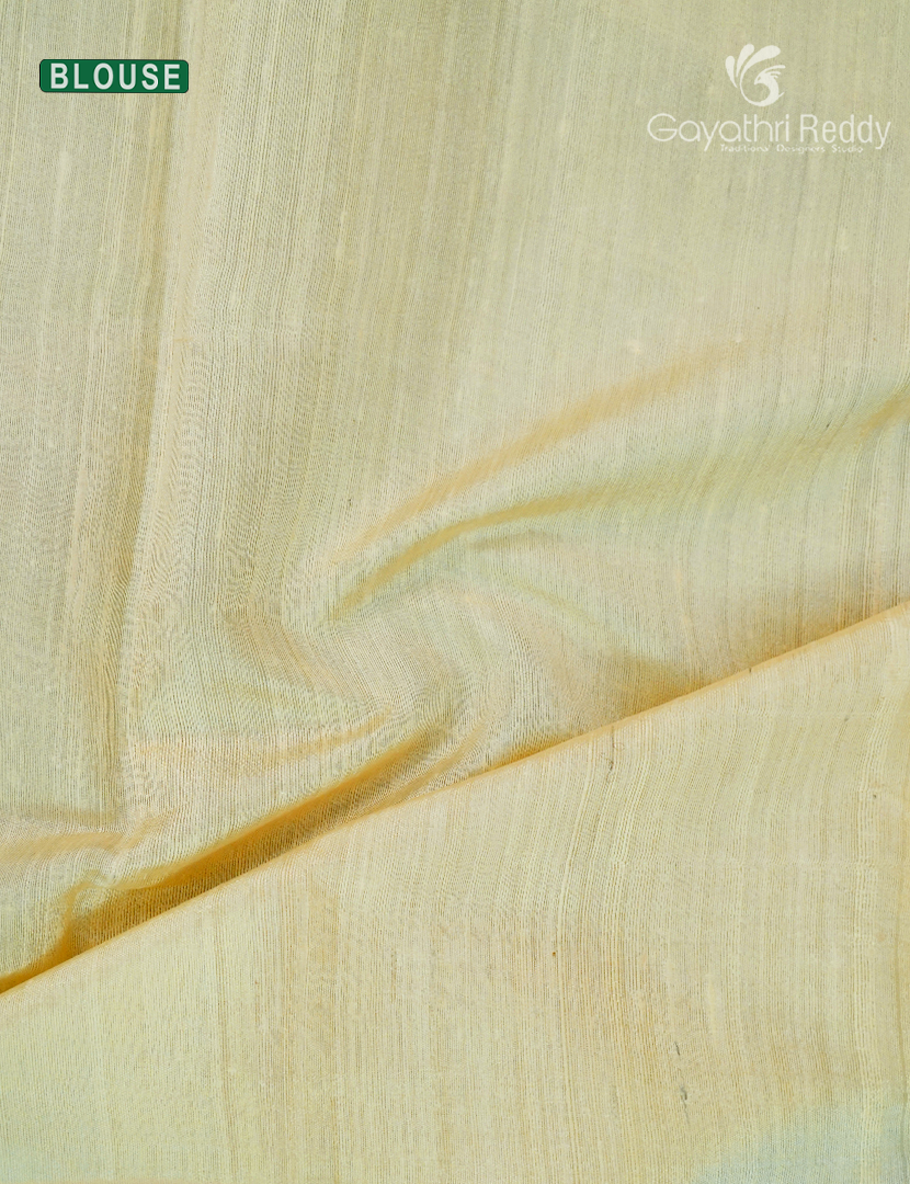 Pure Khadi Pattu Saree in Pastel Ivory