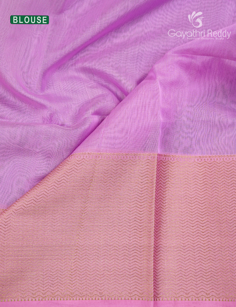 Pure Chanderi Sico Saree in Golden Yellow