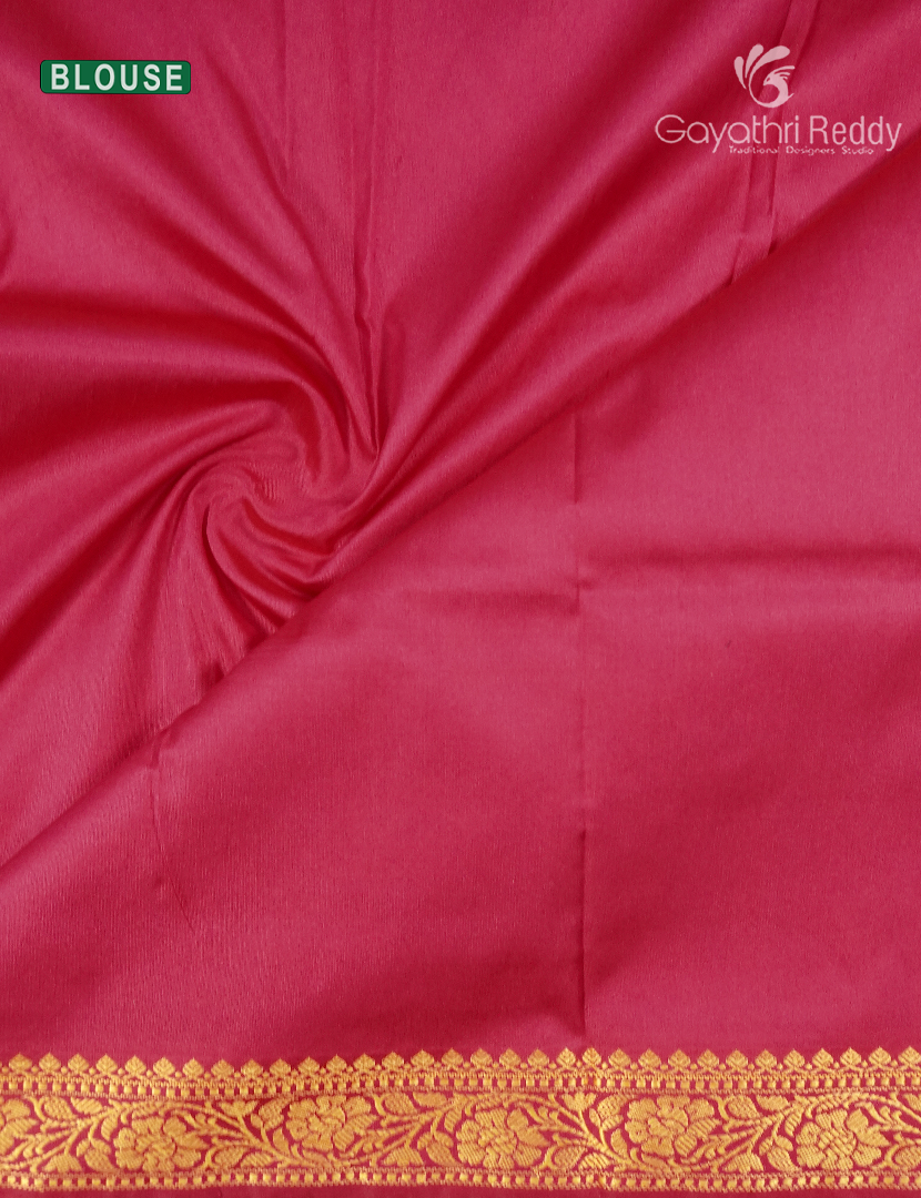 Semi Katan Silk Saree in Rose Pink
