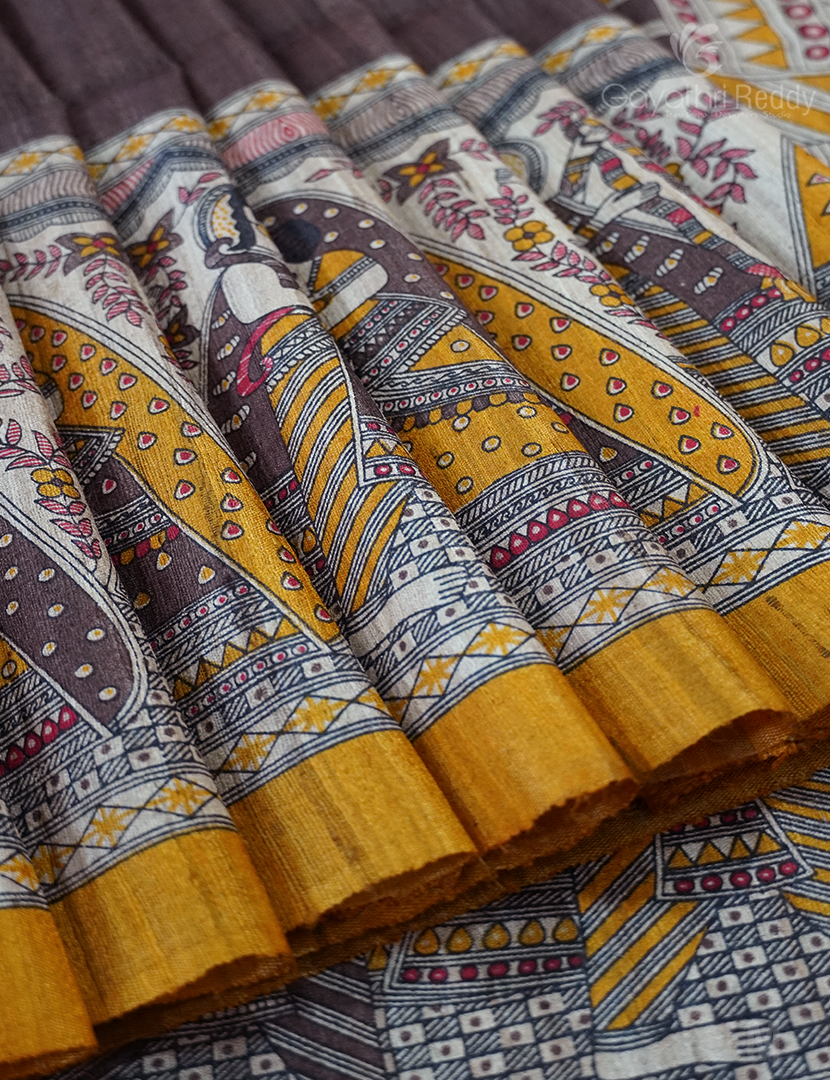 PURE DESI TUSSAR SILK-TS1371