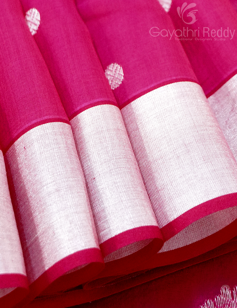 PURE CHANDERI SICO  SAREE-PCS656