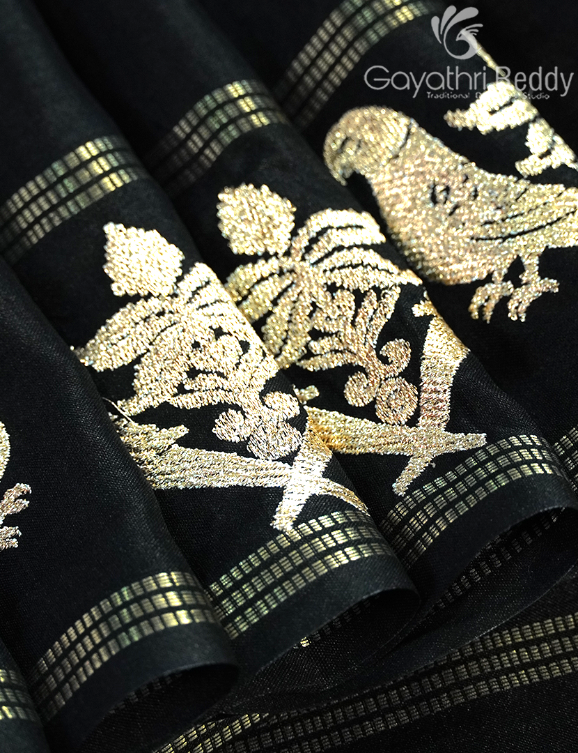 KHADI SILK WORK SAREE-KSW17