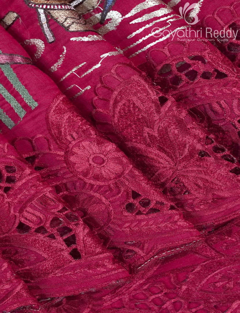 SEMI DUPION SILK SAREE-SDS121