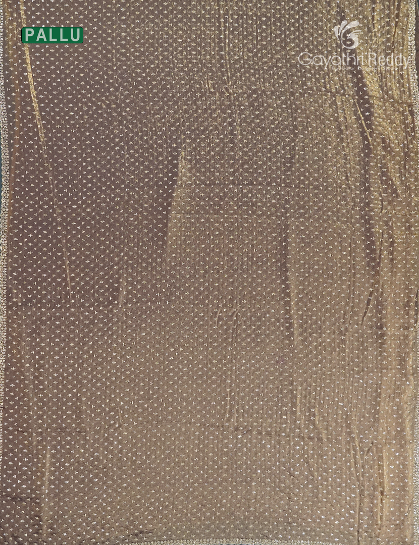 Organza Fancy Saree in Pastel Olive Green