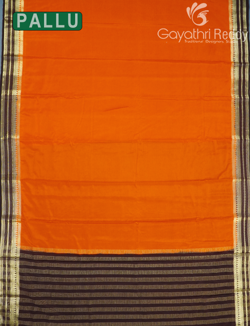 SEMI MYSORE CRAPE SAREE-SMC325