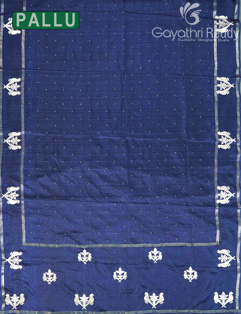 KHADI SILK WORK SAREE-KSW18