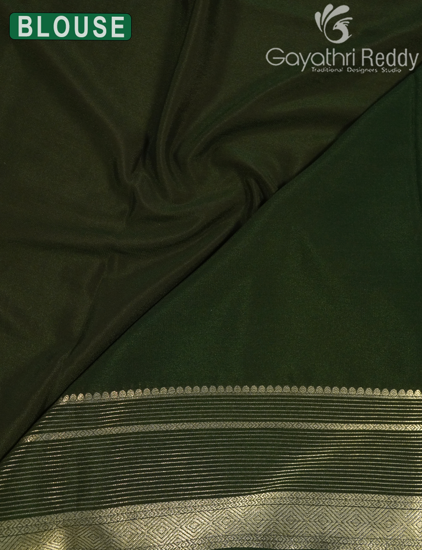 SEMI MYSORE CREPE SAREE-SMC375