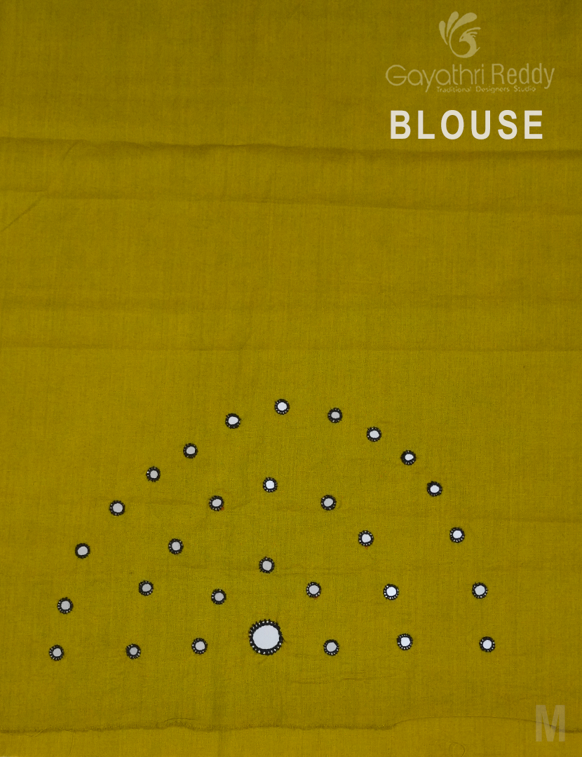 PURE MULMUL COTTON MIRROR WORK-MC1731