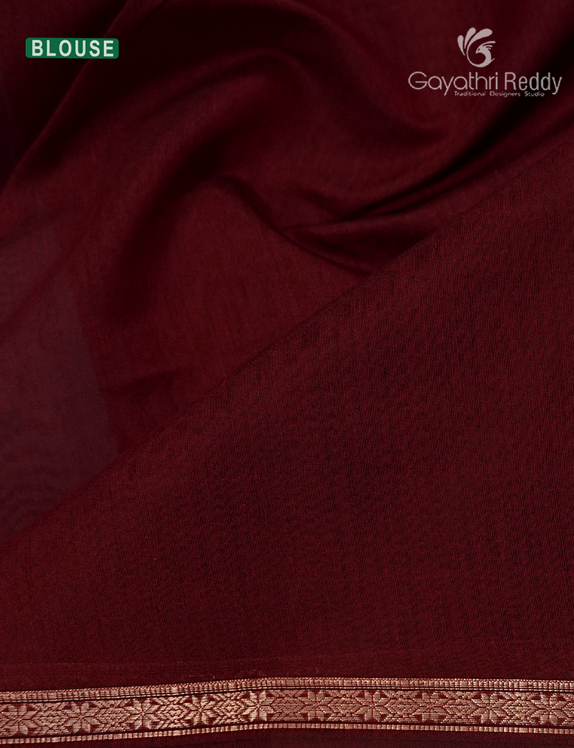 Kanchipuram Sico Saree in Lavender and Maroon