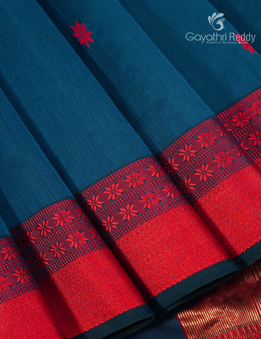 PURE CHANDERI BUTTA SAREES -CPS1194