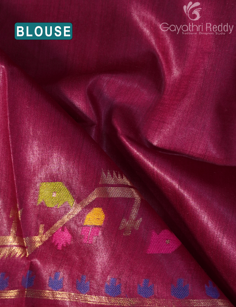PURE DESI TUSSAR SAREE-TS1545