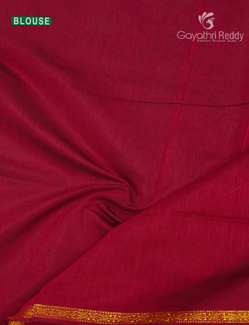 Sico Saree in Blue and Red