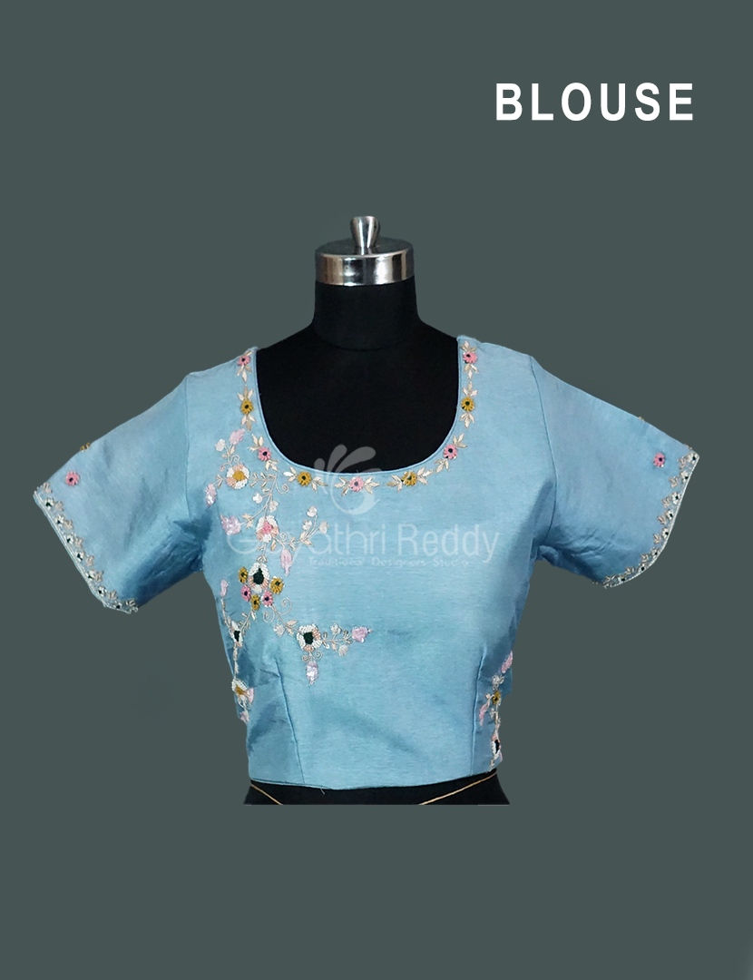 FANCY WORK  BLOUSE-FRB8