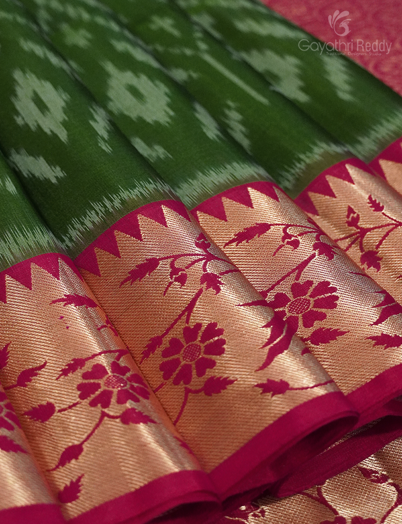 PURE KANCHI IKKAT PATTU-IP639