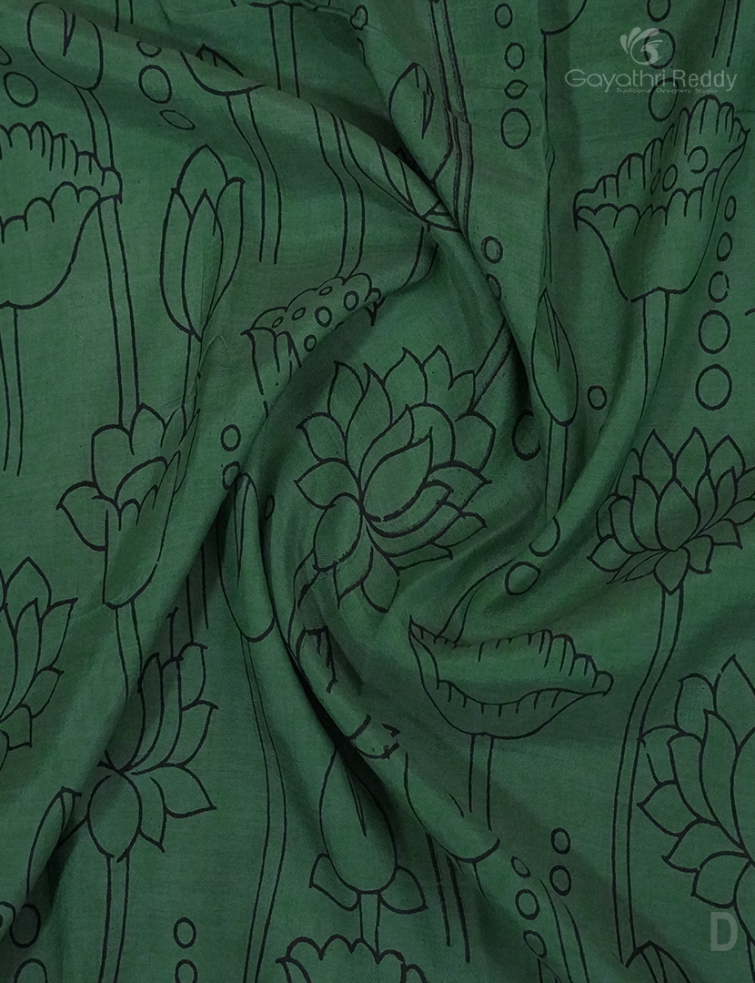 PURE KALAMKARI  KADI  SILK -KKS2