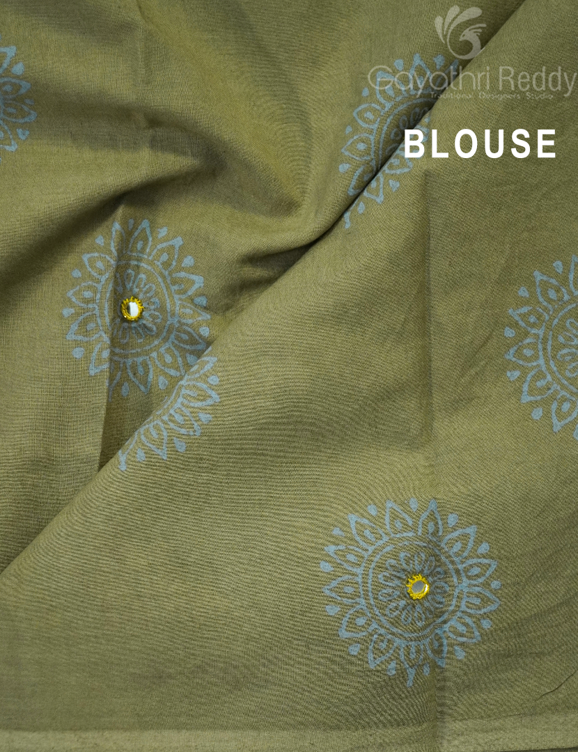 MUNGA COTTON MIRROR WORK-MNC282